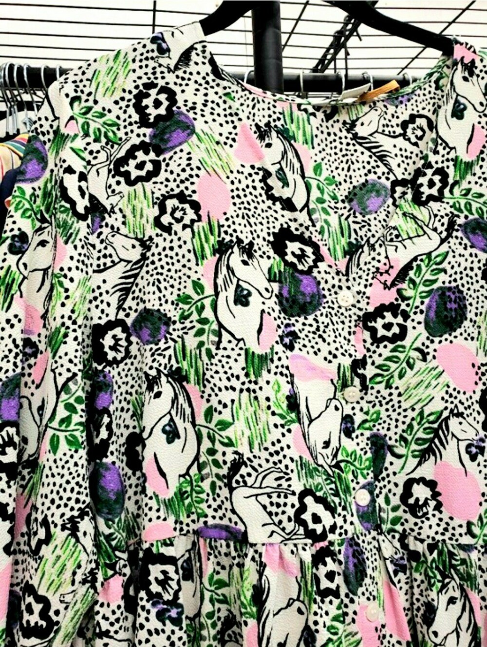 Monki Horse Babydoll Dress